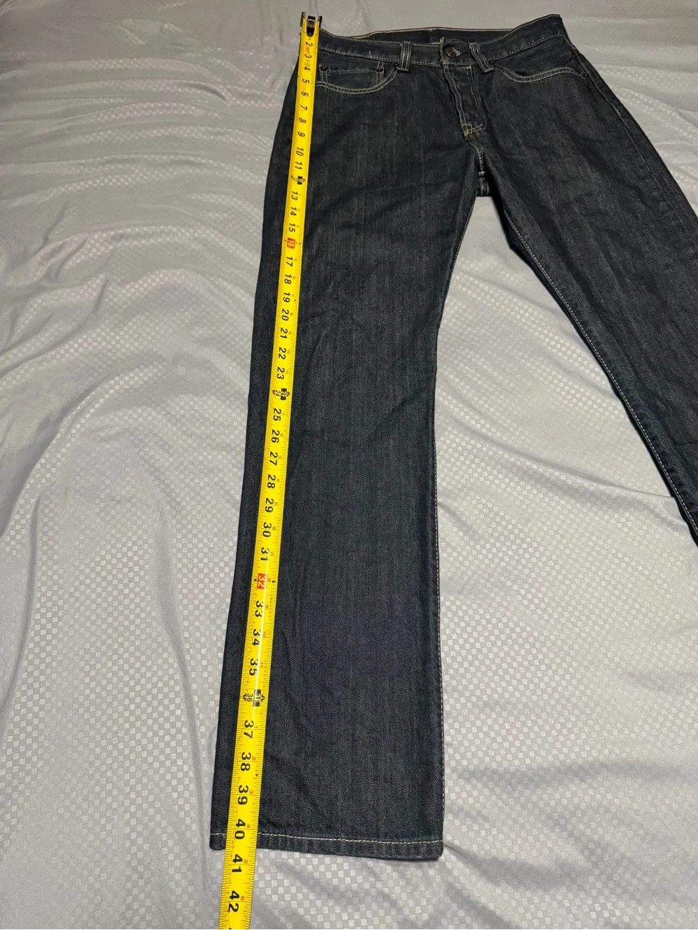 31x32 - Mens Levi's 501 Original Fit Jeans Rigid Dark Wash Blue